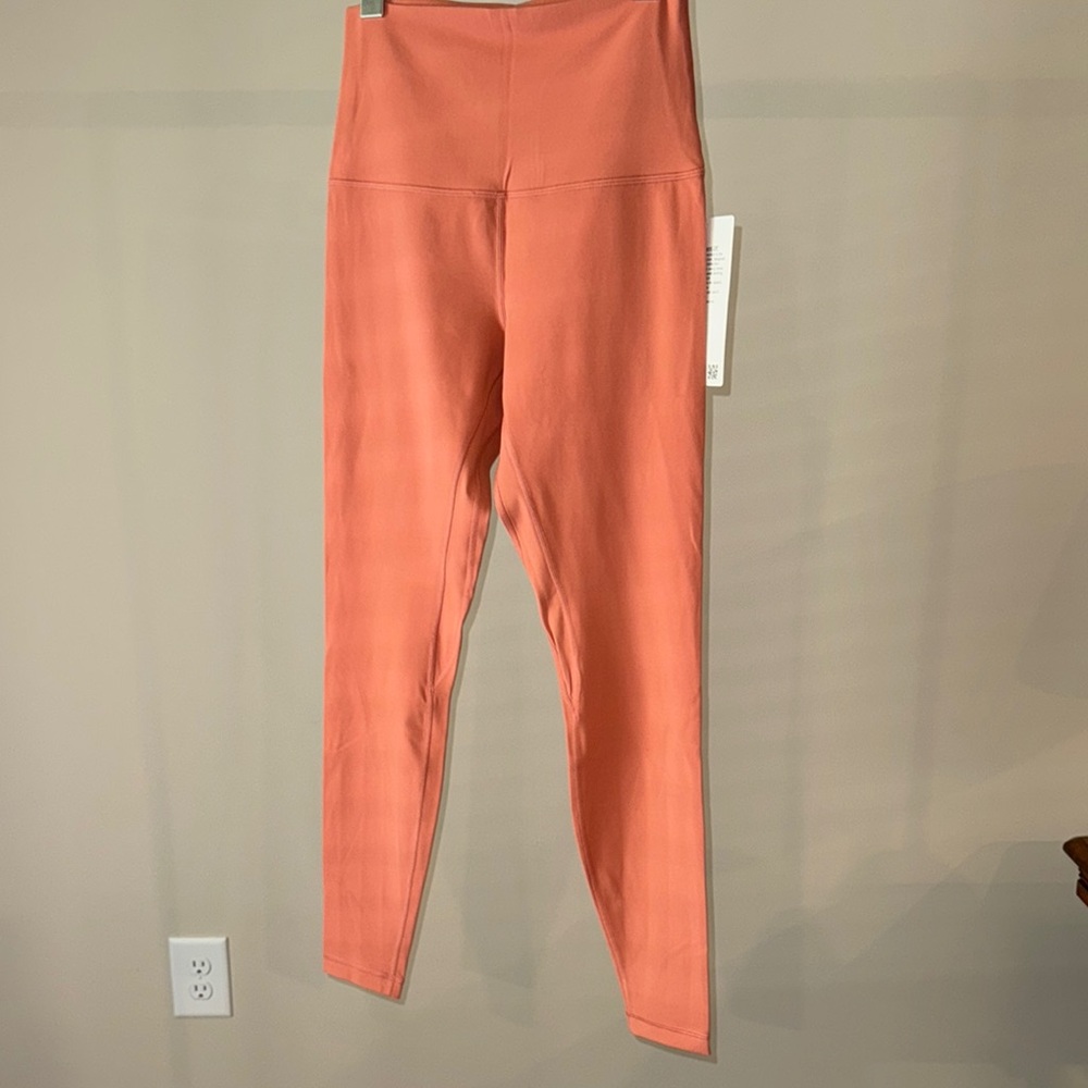 Lululemon Align SHR Rust High-Waisted 28” Leggings -